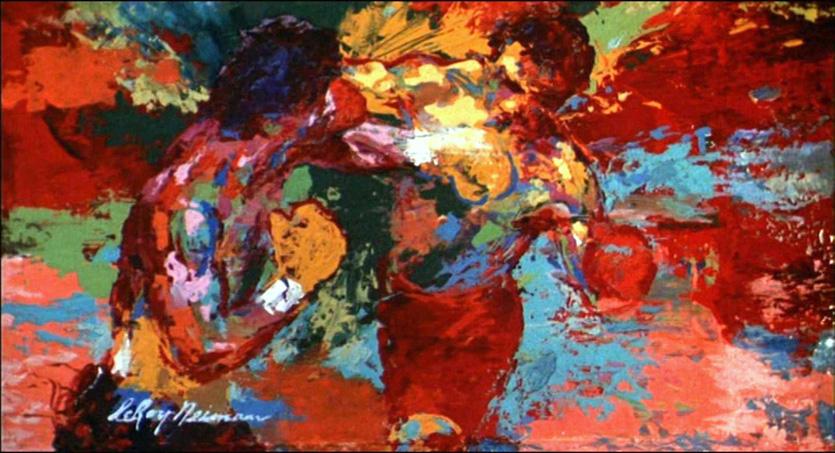 Rocky 3 painting - Leroy Neiman Rocky 3 art painting